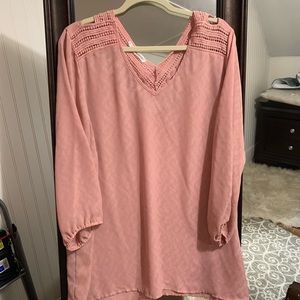 Blush pink tunic